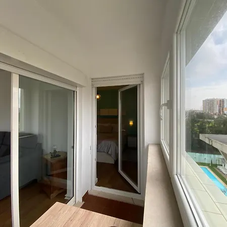 Apartmán Lux T1 Pool Gym Tennis Ac - Pouso Dos Anjos